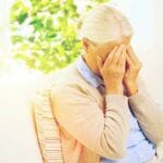 Elderly Woman Crying